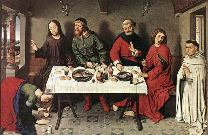 Dieric Bouts Christ in the House of Simon china oil painting image